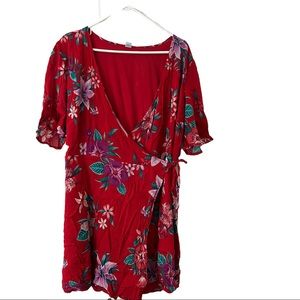 Old Navy Floral Wrap Dress